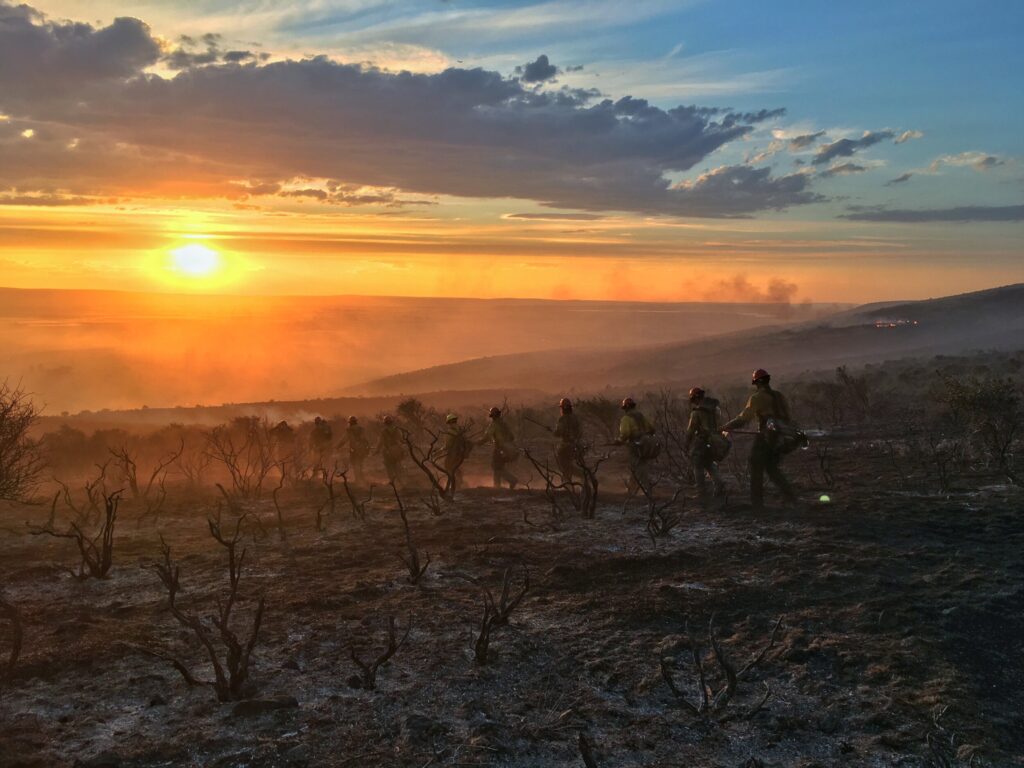 Firefighting crew