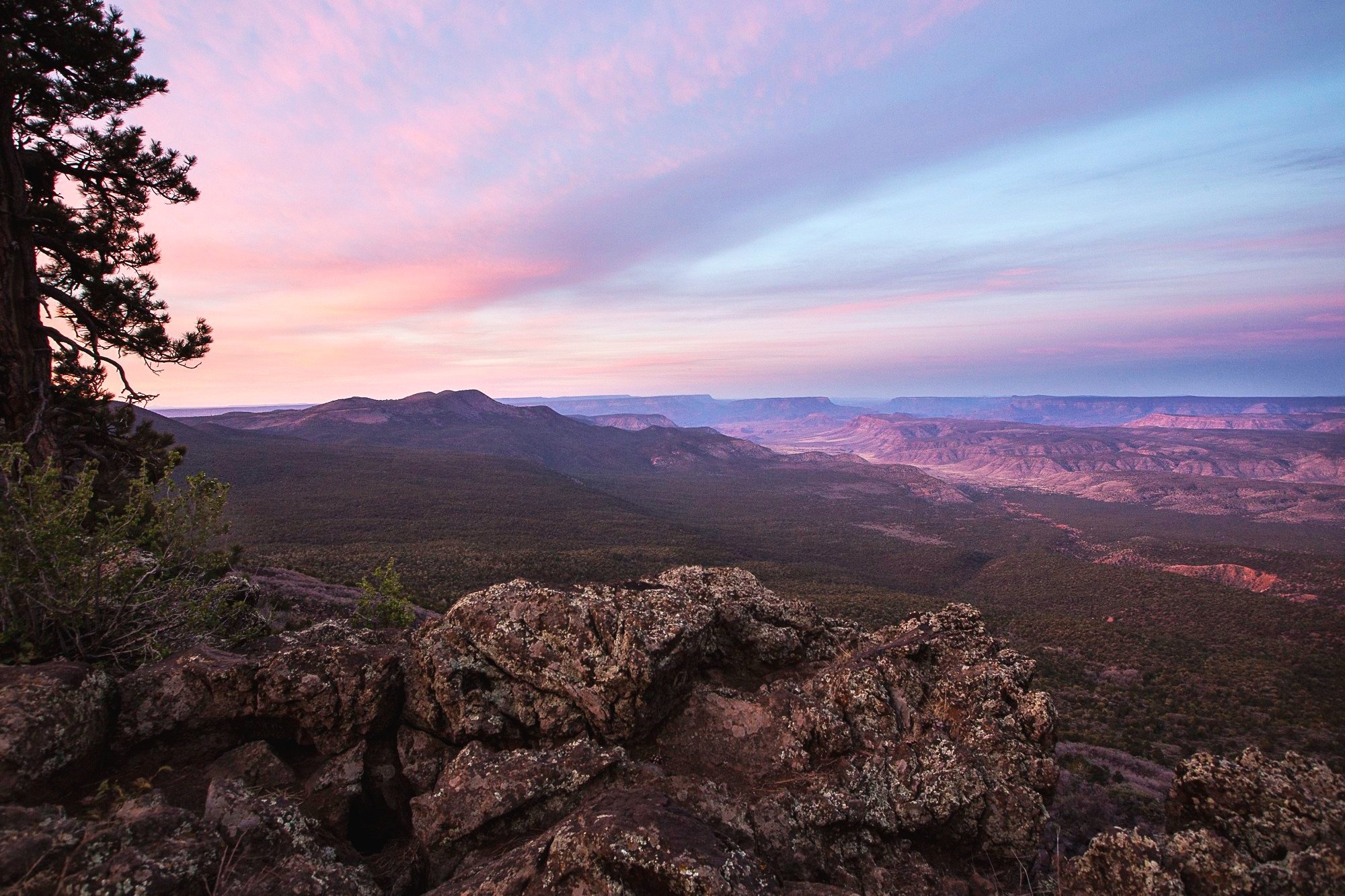 A photo of a landscape in Arizona