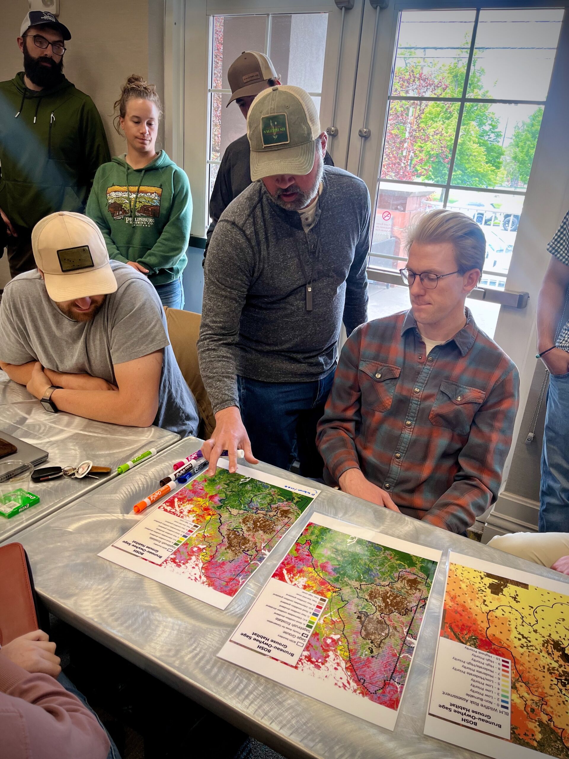 New members of the Sage Capacity Team participate in a mapping exercise
