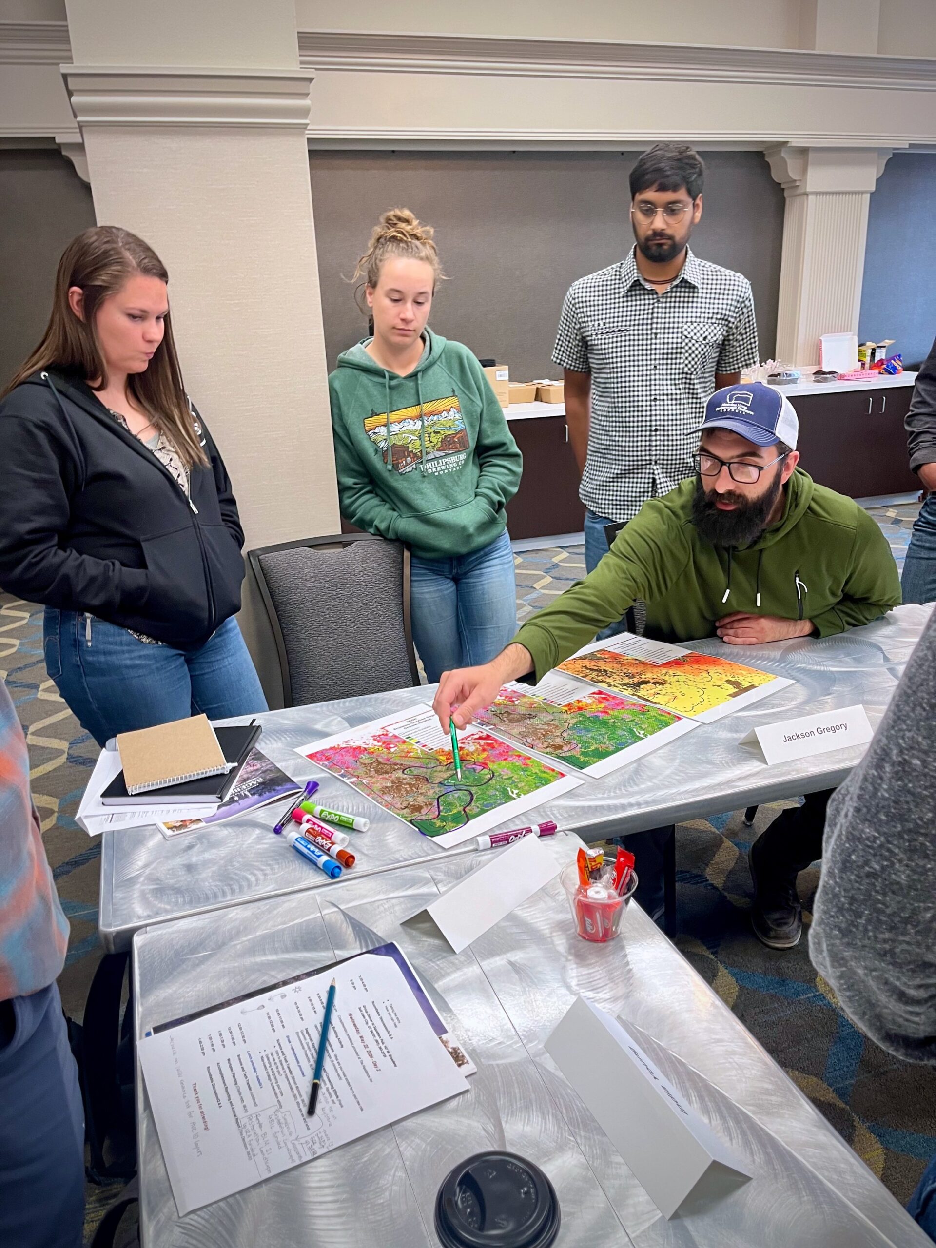 New members of the Sage Capacity Team participate in a mapping exercise