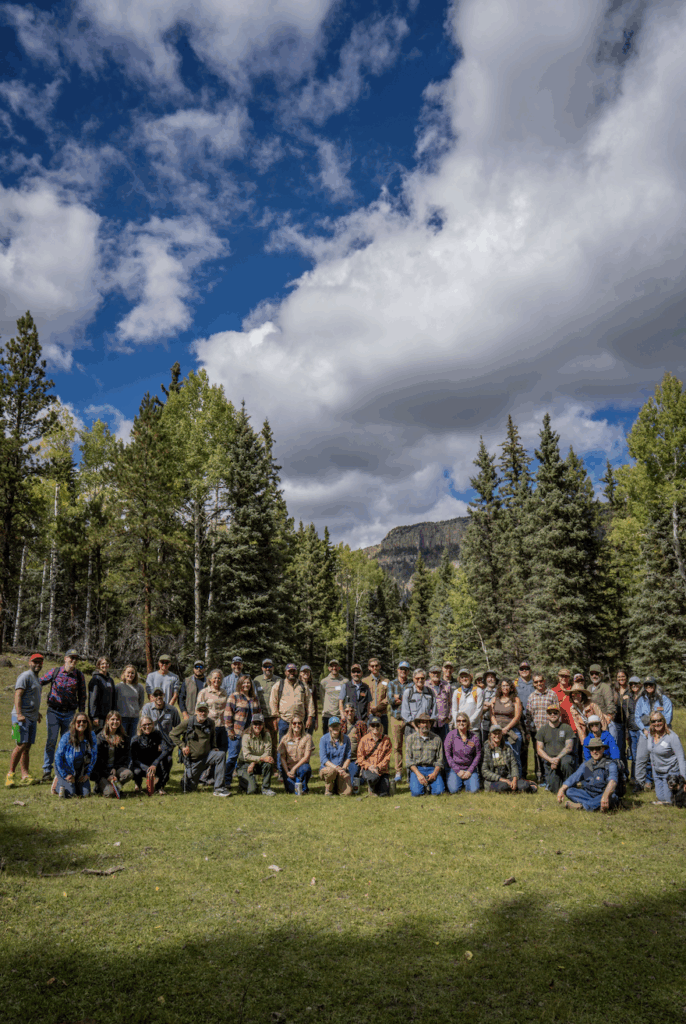 The 232 Partnership touring Conejos Canyon.